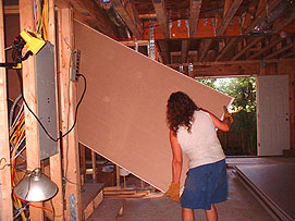 Upstairs Drywall