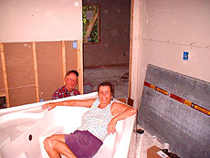 Installing The Tub