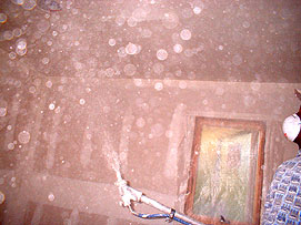 Spraying The Ceiling